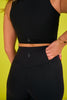 SSYS Black Incognito High Waist 3/4 Length Leggings