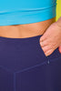 SSYS Navy Incognito High Waist 3/4 Length Leggings