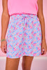 SSYS Peyton Scuba Skort In Ditsy Floral