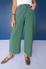 SSYS Cropped Victoria Wide Leg Jeans In Hunter