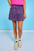 SSYS Lottie Pleated Skort In Vivid Animal