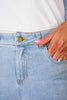 SSYS Kitt Stretch Light Wash Denim Petite Barrel Jeans