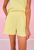 SSYS Butter Yellow Scuba Shorts