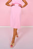 SSYS Jules Pencil Midi Skirt In Light Pink