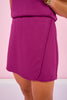 SSYS Signature Air Skort In Berry