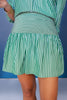 SSYS Harlowe Drop Waist Skort In Hunter Green