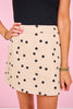SSYS Arielle Denim Skort in Polka Dot