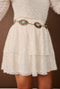 SSYS Maisie Lace Skort In Ivory