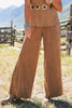 SSYS Jules Suede Trouser Pants In Tan