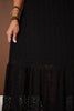 SSYS Malina Lace Mesh Maxi Skirt In Black
