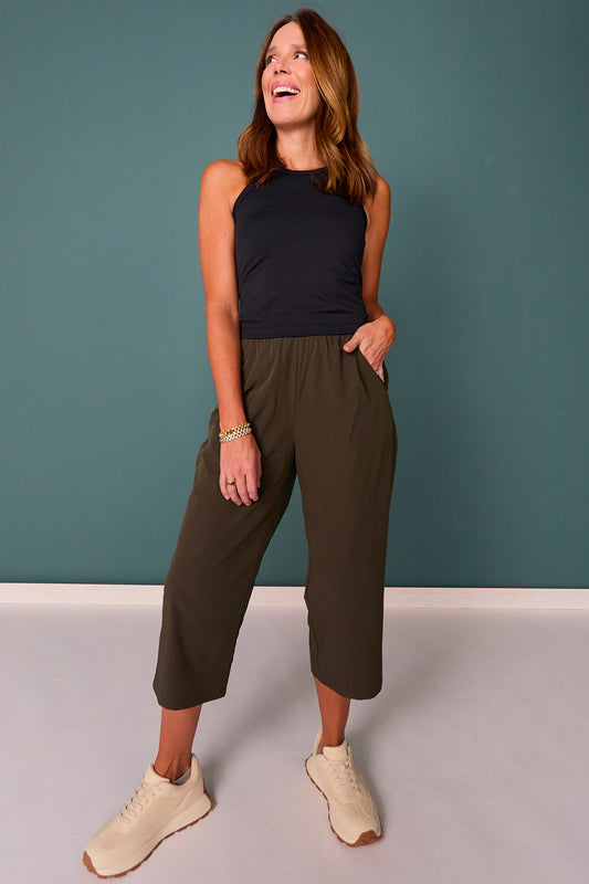 SSYS Active Barrel Pants In Dark Olive