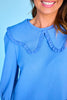 SSYS Pippa Long Sleeve Dress In Cornflower