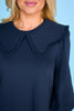 SSYS Pippa Long Sleeve Dress In Navy