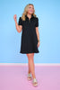 SSYS Everyday Dress In Black Animal
