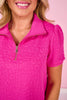 SSYS Everyday Dress In Dark Pink Animal