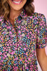 SSYS Emery Short Sleeve Dress In Wildflower