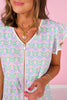 SSYS Light Pink Retro Blooms Printed Get Ready Robe™