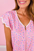 SSYS Pink Garden Vines Printed Get Ready Robe™