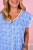 SSYS Blue Ginger Jars Printed Get Ready Robe™
