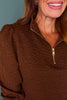 SSYS Elizabeth Long Sleeve Skort Set In Dark Chocolate Animal