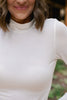 SSYS Signature Long Sleeve Turtleneck In Ivory
