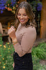 SSYS Signature Long Sleeve Turtleneck In Taupe