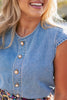SSYS Lauren Ann Denim Top
