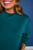 SSYS Scuba Cowl Neck Sweatshirt In Teal