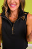 *ETA JUNE* SSYS Ainsley Sleeveless Cropped Air Pullover In Black