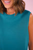 SSYS Sleeveless Air Top In Teal