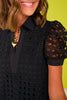 SSYS Kendall Lace Cane Top In Black