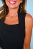 SSYS Star Top In Black