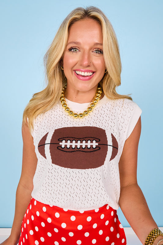 SSYS Daphne Football Sweater Vest