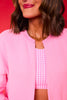 SSYS Signature Split Cropped Sweatshirt In Bubblegum