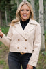 SSYS Fable Cropped Trench Coat In Taupe
