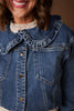 SSYS Santina Peter Pan Collar Denim Jacket
