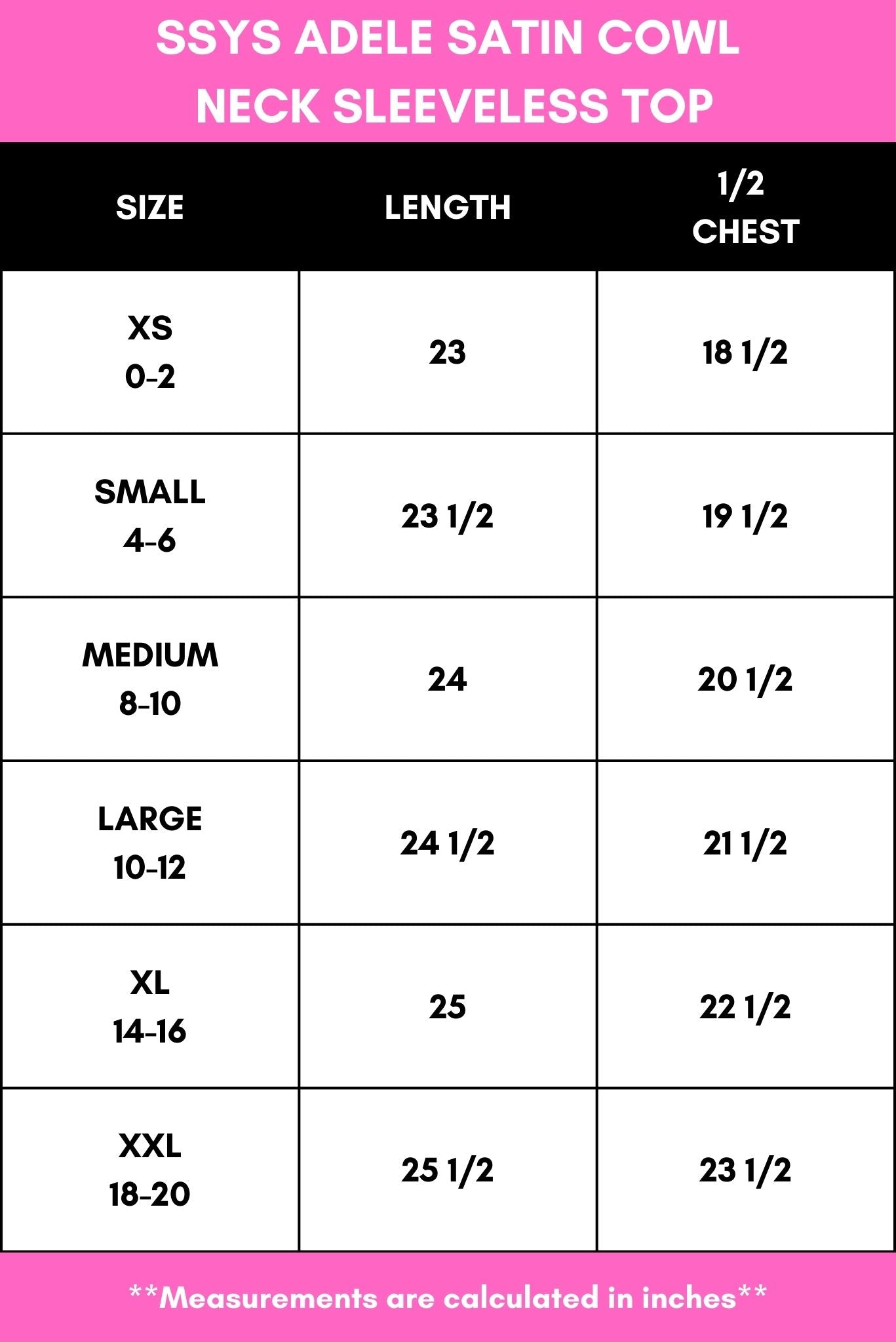 SSYS Adele Satin Cowl Neck Sleeveless Top In Black