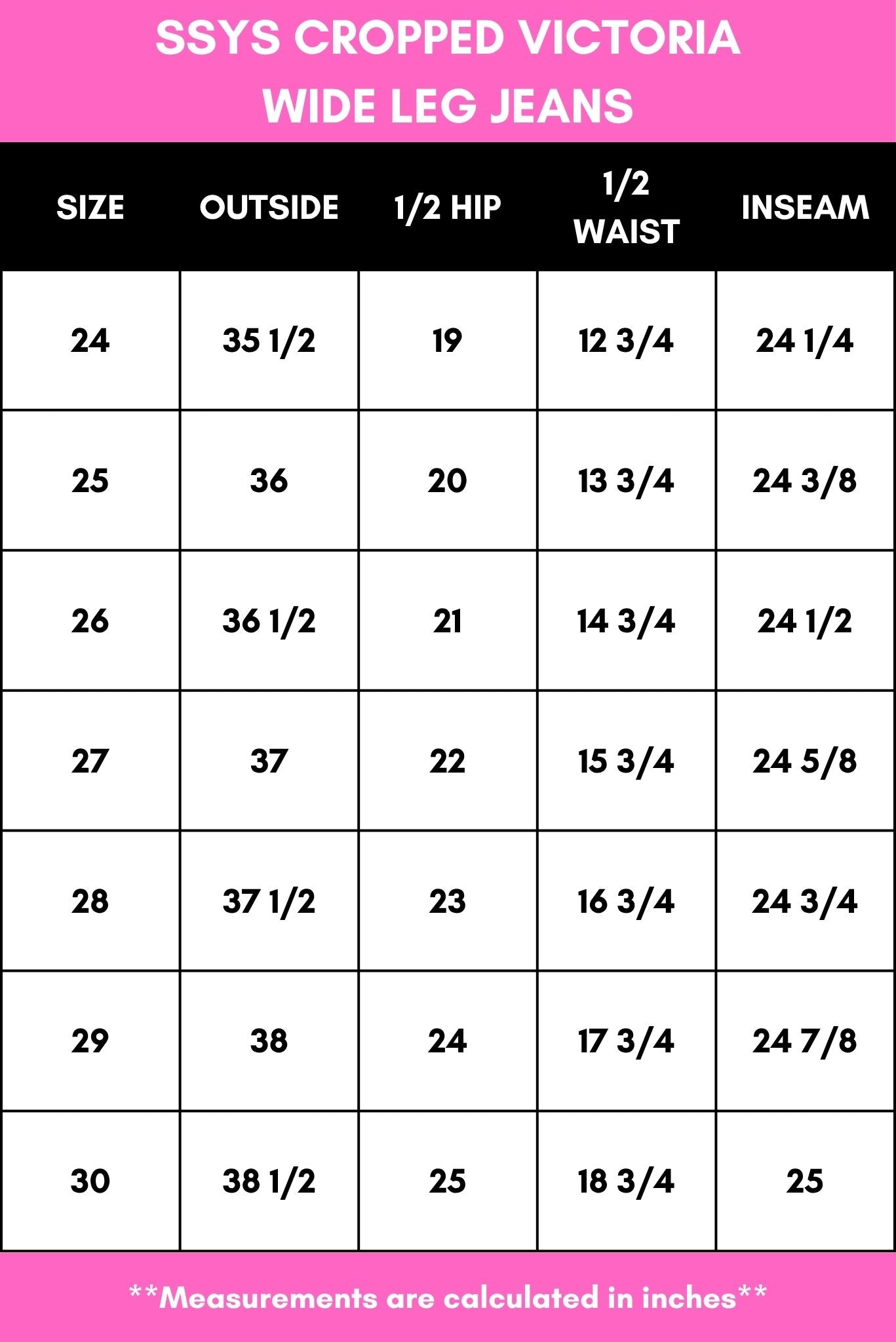 SSYS Cream Cropped Victoria Wide Leg Jeans OUTLET *FINAL SALE*