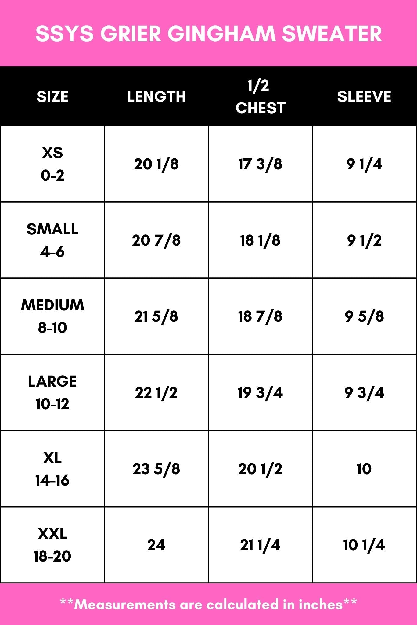 SSYS Grier Gingham Sweater In Light Pink