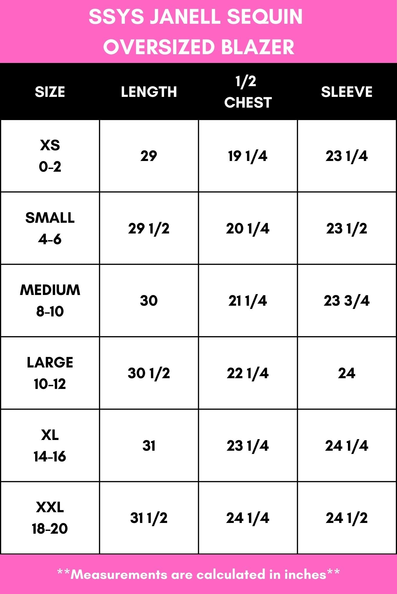 SSYS Janell Sequin Oversized Blazer In Black