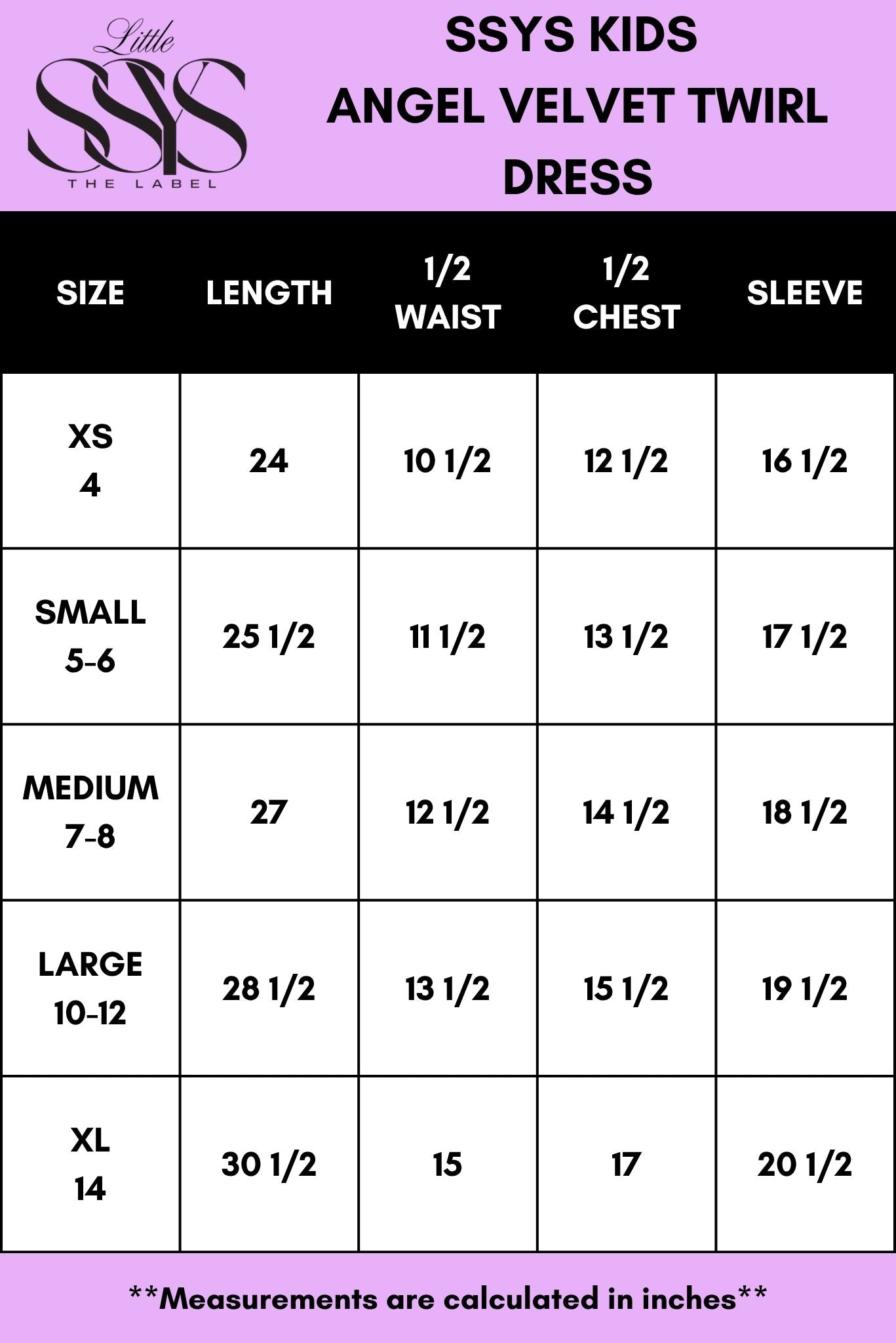SSYS Kids Angel Velvet Twirl Dress In Black