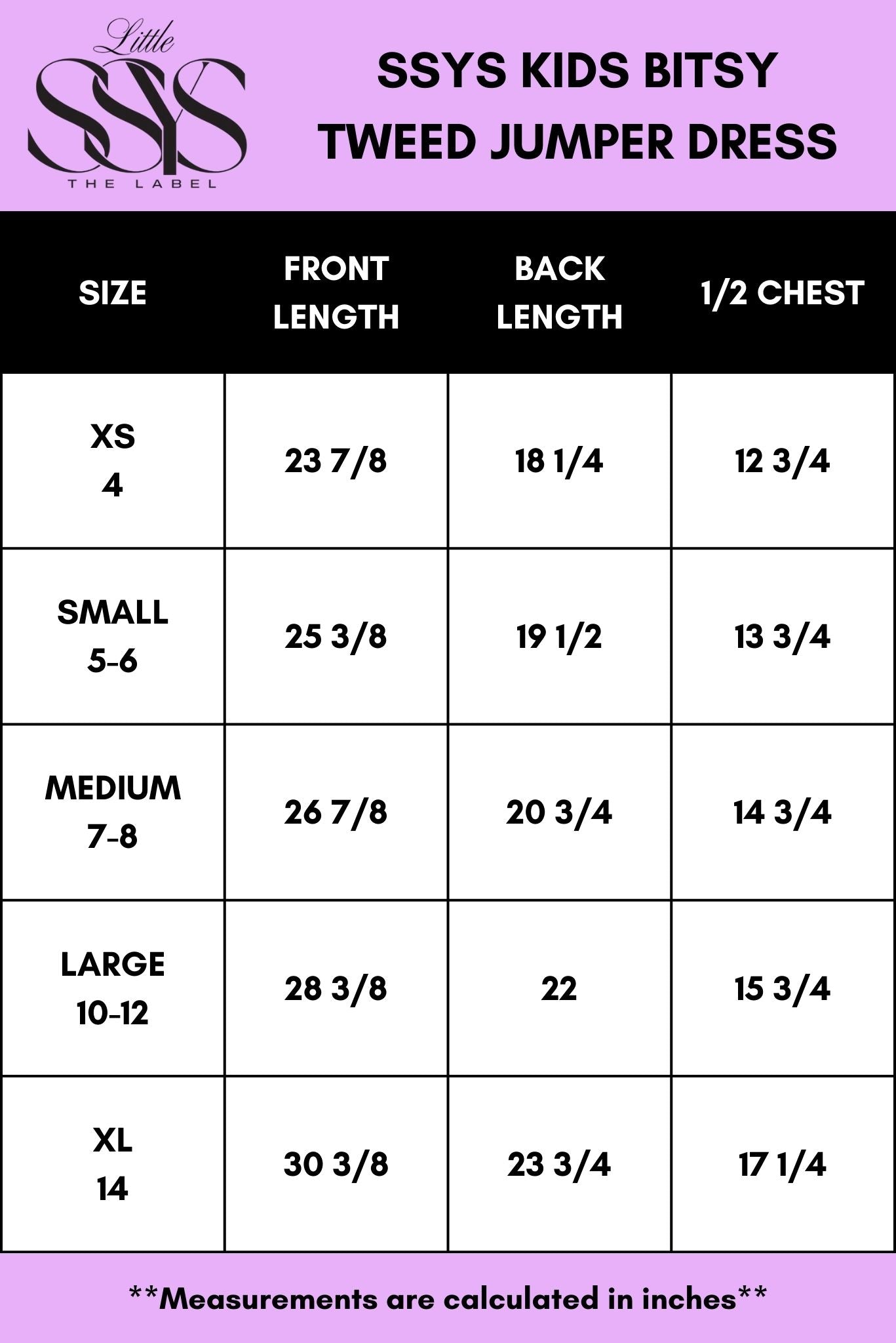 SSYS Kids Bitsy Tweed Jumper Dress In Pink