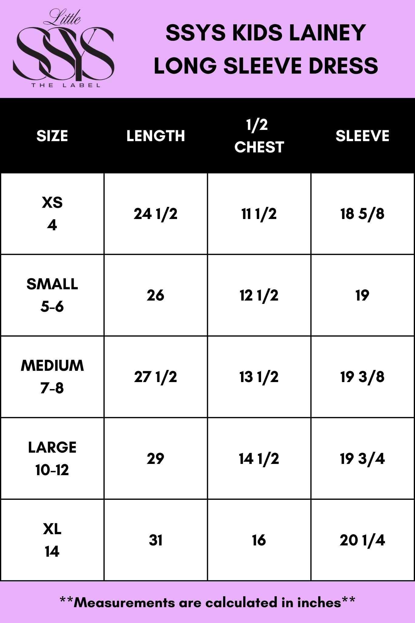 SSYS Kids Lainey Long Sleeve Dress In Navy Animal