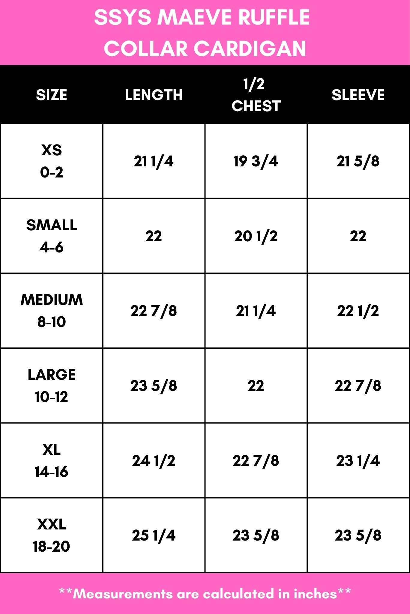 SSYS Maeve Ruffle Collar Cardigan In Pink