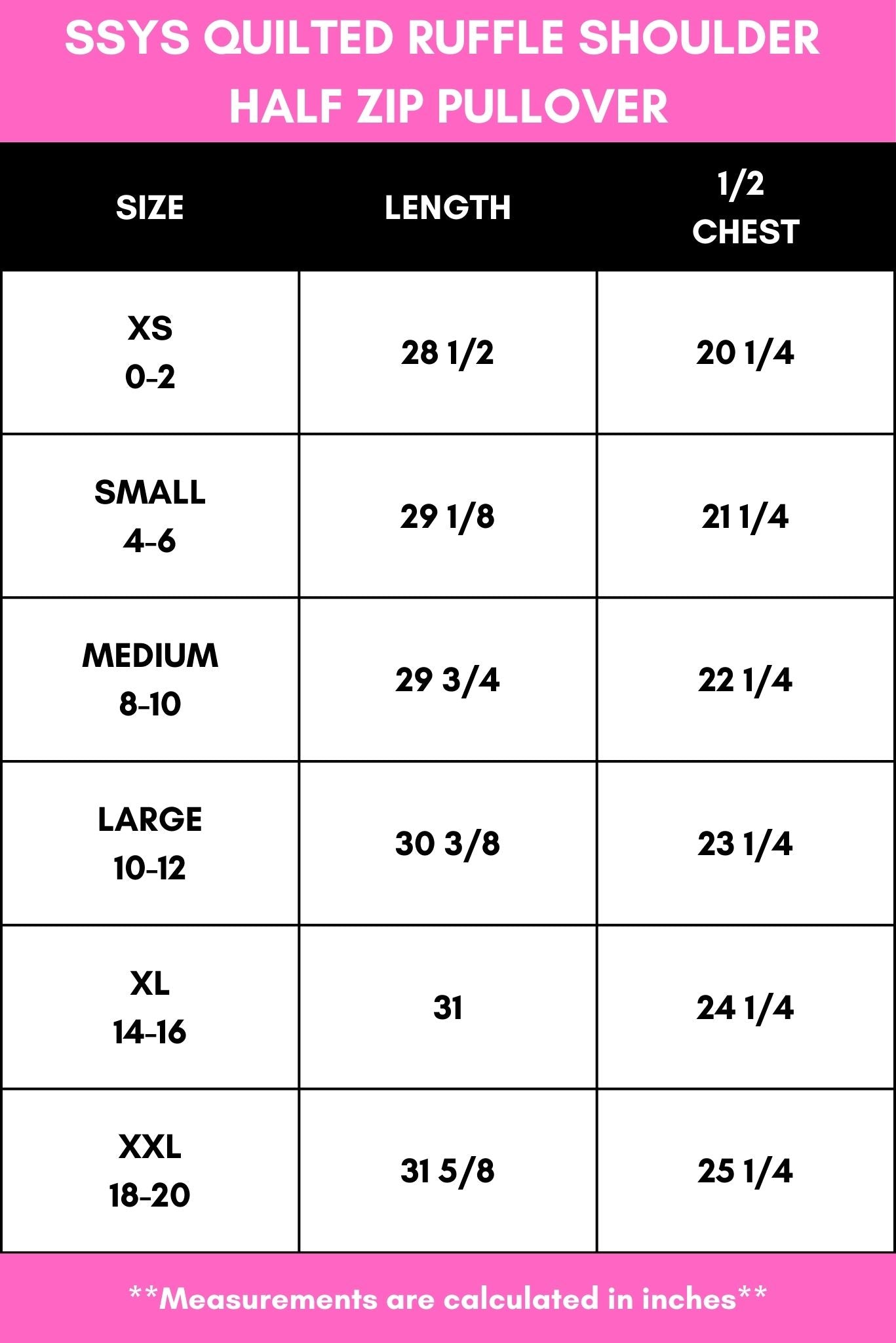 SSYS Royal Blue Quilted Ruffle Shoulder Half Zip Pullover