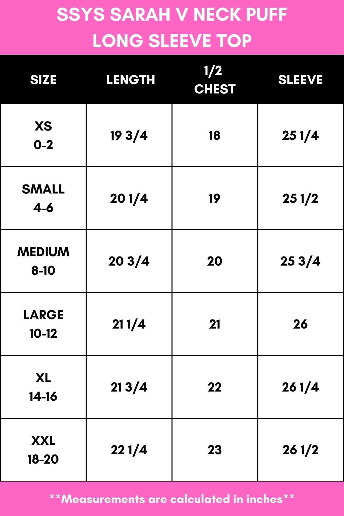 SSYS Sarah V Neck Long Puff Sleeve Top In Pink