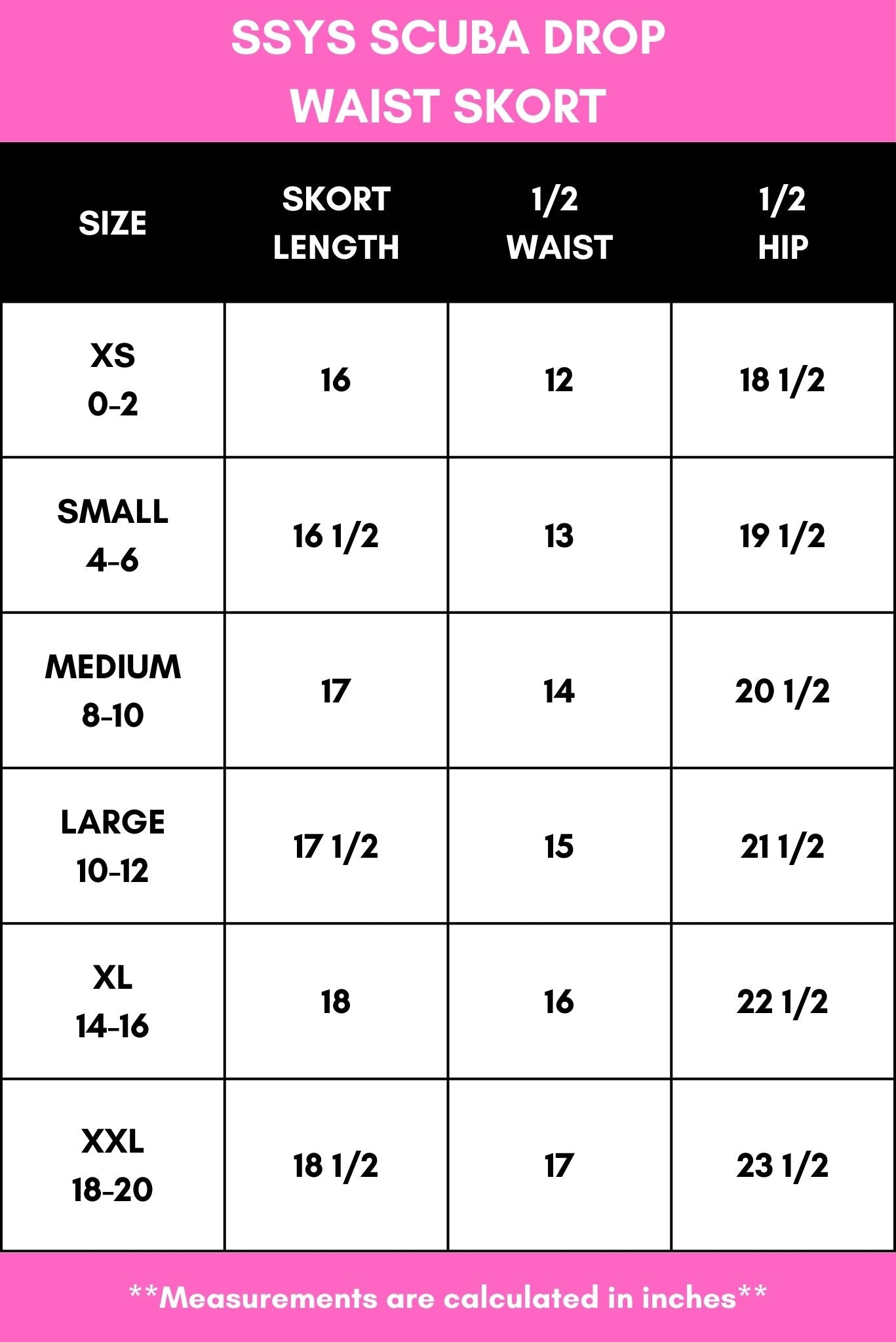 SSYS Scuba Drop Waist Skort In Black *FINAL SALE*