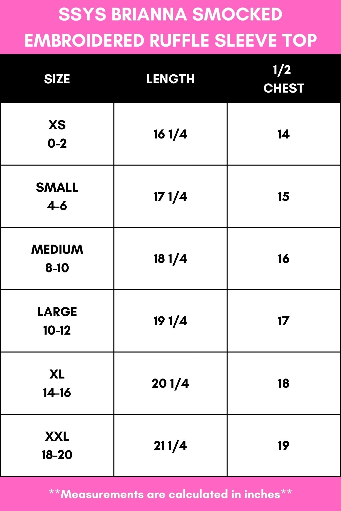 SSYS Brianna Smocked Embroidered Ruffle Sleeve Top In Pink