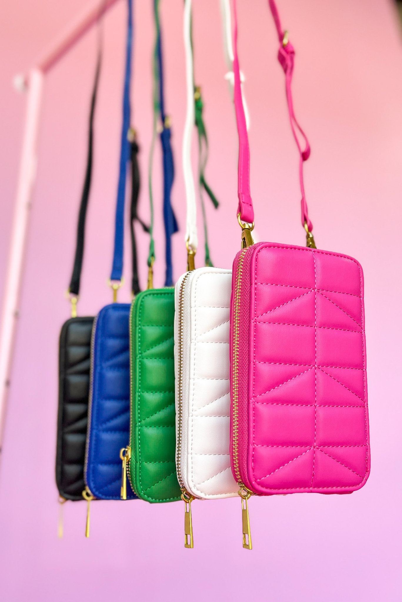 Fuchsia Phone Crossbody Bag, accessories, crossbody bag, Shop Style Your Senses By Mallory Fitzsimmons