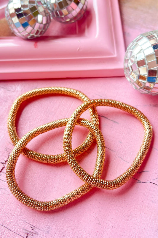 Gold Chain Rope Set Bracelets, accessory, bracelets, bracelet stack, gold bracelets, gold bracelet stack, rope bracelet stack, must have accessory, elevated accessory, summer accessory, SSYS by Mallory FItzsimmons